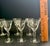 1950s Vintage Etched Port Glasses – Set of 7 | Small Stemware for Liqueur, Vodka, Sherry & Cordial For Sale - Image 5 of 8