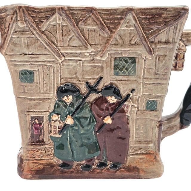 Royal Doulton “Old London Square” Jug Pitcher D6291 — Charles Dickens Series, 1949 For Sale - Image 11 of 15