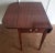Wood Henkel Harris Expandable Mahogany Pembroke Table For Sale - Image 7 of 11