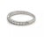Late 20th Century Tiffany & Co. Harmony Diamond Platinum Band Ring - Size 5.5 For Sale - Image 5 of 6