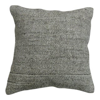 Gray Speckled Turkish Kilim Pillow For Sale