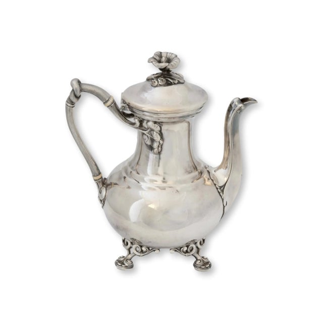 French Christofle Silverplate Coffee Pot For Sale In Los Angeles - Image 6 of 9