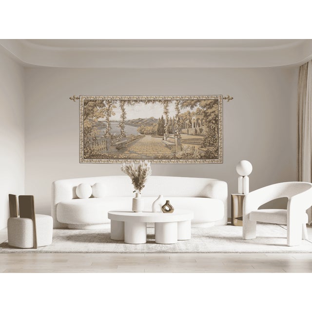 This tranquil scene is the view from the garden of a villa on the shores of Lake Como in Northern Italy. Situated in the...