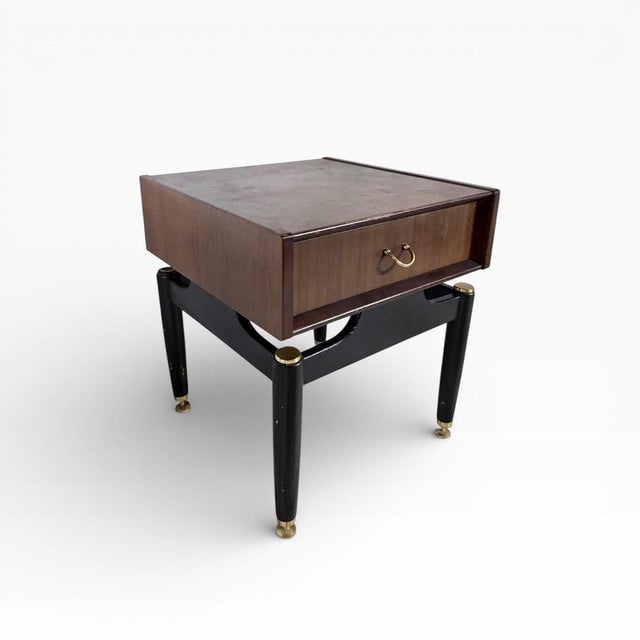 Metal Mid-Century Librenza Bedside Cabinet in Tola from G-Plan, 1950s For Sale - Image 7 of 8