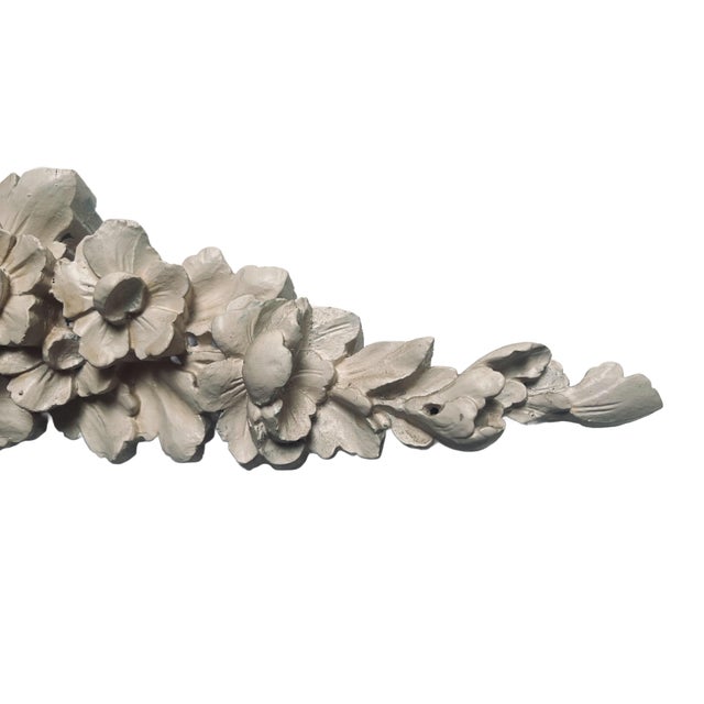 Pair of Architectural Carved Wood Pediment Wall Hangings | Chairish