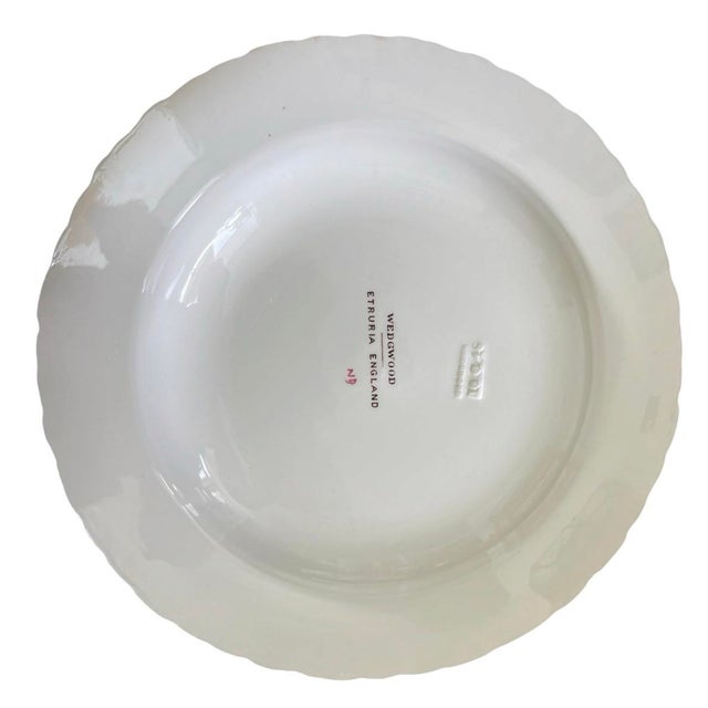 Ceramic Set of 14 Antique Wedgwood Etruria Floral Dinner Service For Sale - Image 7 of 9