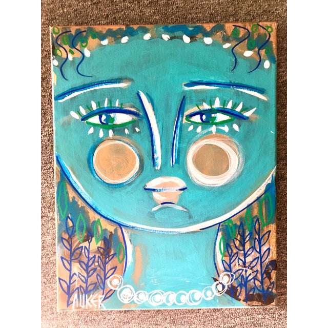 A completely unique and original artwork on stretched canvas. COA included. Wired and ready to hang or frame, sides...