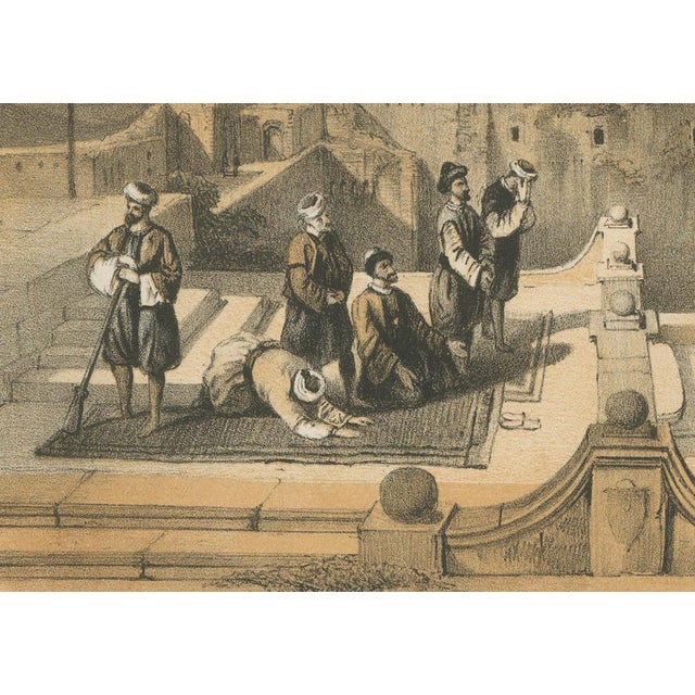 After D. Roberts, Temple Mount in Jerusalem, 1862, Print For Sale - Image 4 of 7