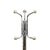 Vintage Space Age Standing Coat Rack in Chrome and Marble For Sale - Image 15 of 18