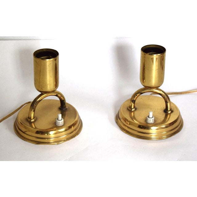 Mid-Century Modern Small Mid-Century Table Lamps, 1950s, Set of 2 For Sale - Image 3 of 10