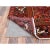 1960 10'x12'9" Crimson Red Pure And Soft Wool Sheared Low Semi Antique Oriental Rug For Sale In New York - Image 6 of 11