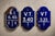 A fascinating set of three original vintage enameled metal signs dating from the 1940s-1950s originating from Belgium....