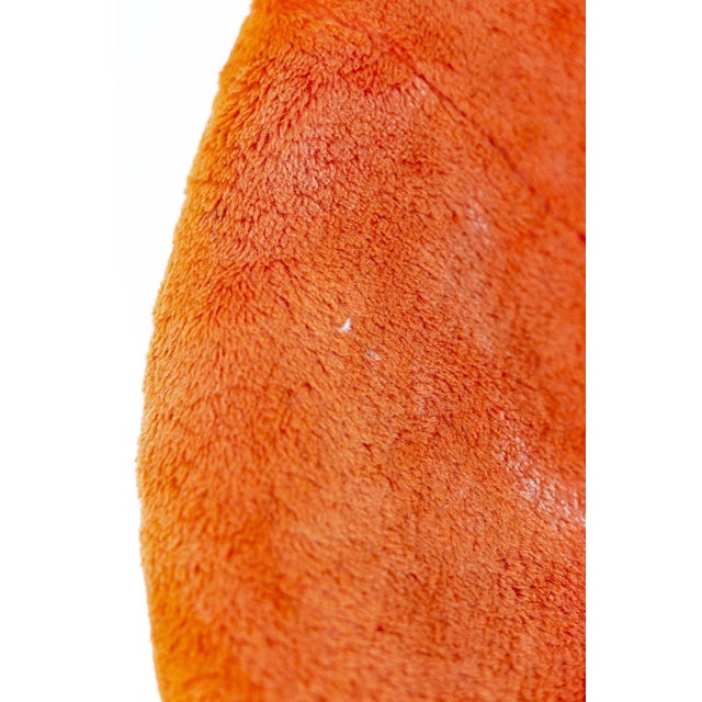 Metal Egg-Shaped Armchair in Black Lacquered Metal, 1950s For Sale - Image 7 of 8