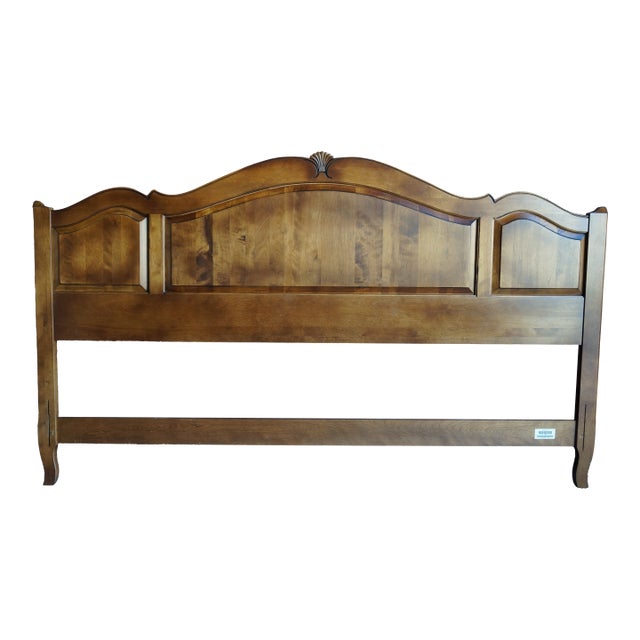 Ethan Allen Country French Raised Panel King/Cal King Headboard For Sale