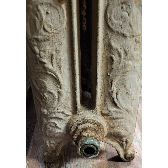 19th Century Floral Cast Iron Radiator, 1890s For Sale - Image 3 of 7