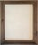 Primitive Wood and Burlap Trompe Picture Frame For Sale - Image 4 of 16