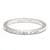 Early 21st Century Thin .10ctw Diamond Platinum Band Ring, Ring Size 5.5, Platinum For Sale - Image 5 of 6