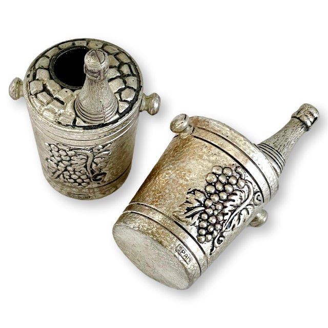 Spanish Spanish Wine Theme Pewter Cocktail Picks For Sale - Image 3 of 4