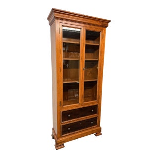 Milling Road for Baker Furniture Hildebrand Italian Provincial Biblioteque Bookcase For Sale