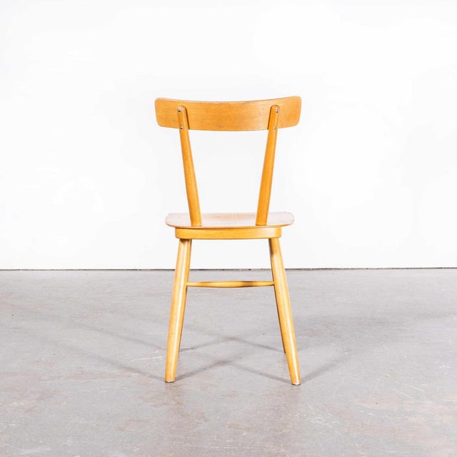Vintage Dining Chair in Beech by Ton, 1960s, Set of 8 For Sale - Image 6 of 10