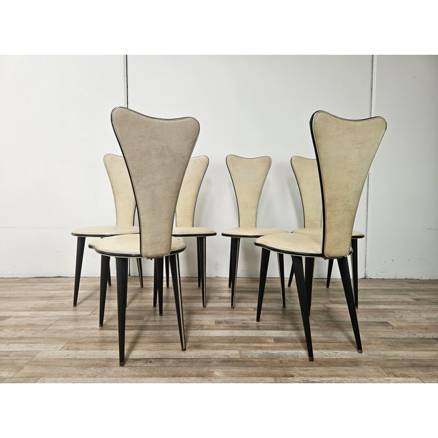 Chairs by Umberto Mascagni, 1950, Set of 6 For Sale - Image 4 of 17