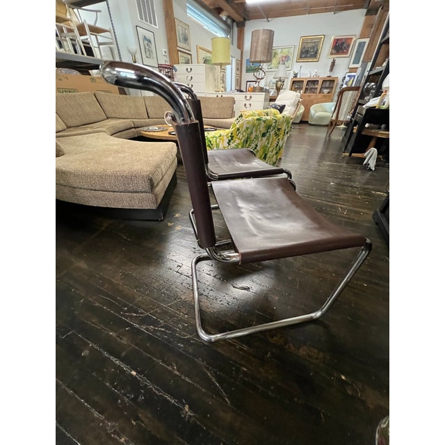 Two Spoleto Chairs and One Piece of Art (Painted Cranes With Gilding on a Wood Panel) For Sale - Image 12 of 18