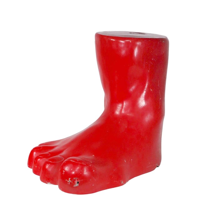 Gaetano Pesce Mid 20th Century Giant Red Fiberglass Foot For Sale - Image 4 of 13