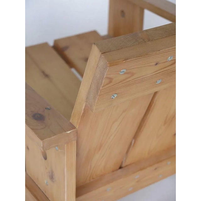 Wood Crate Armchair by Gerrit Rietveld for Gerard van de Groenekan, 1970s For Sale - Image 7 of 18