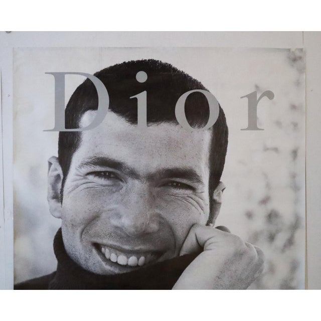 Date: 1999 Size: 47" x 69" About the poster: 1999 French Fragrance Advertisement, Dior Perfume featuring french soccer...