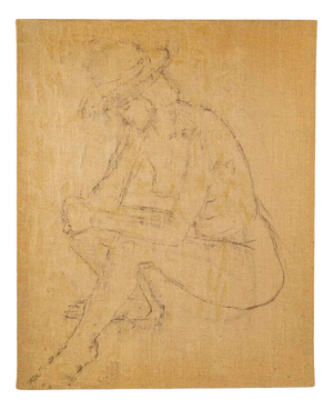 Figurative Composition, 20th Century, Artwork on Canvas
