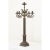 Dimensions : 35-¼”H x 18-¼”Diameter This generously scaled five-arm candelabra has gained a wonderful patina since its...
