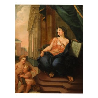 Theodoor Van Thulden, Allegory of Architecture, 1660, Oil on Canvas For Sale