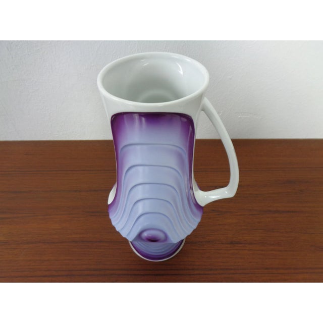Mauve Mid-Century Pop Art Purple Vase from Royal KPM, Germany, 1960s For Sale - Image 8 of 18