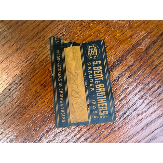 Set of Six S. Bent & Brothers Windsor Captain’s Chairs For Sale - Image 12 of 12