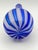 Blue and White Stripe Venetian "Zanfirico" Vase For Sale - Image 4 of 5