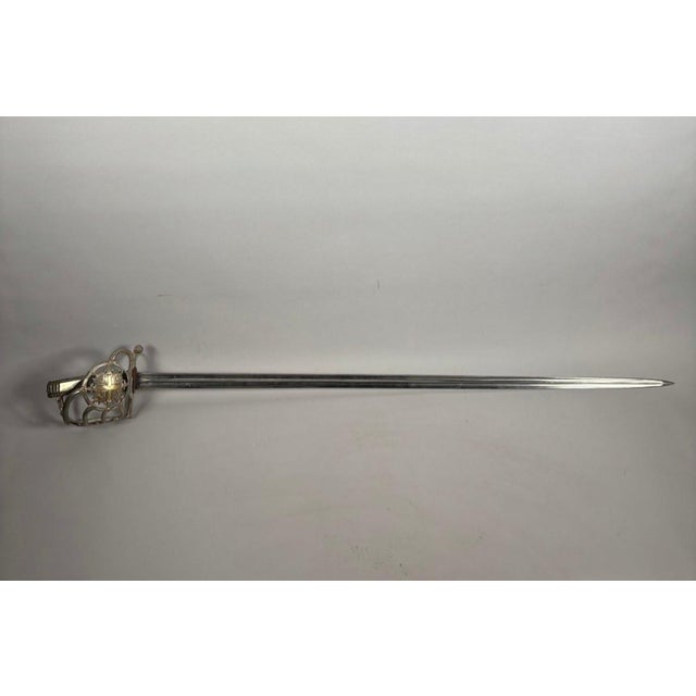Traditional Sabre of the 2nd Company of Musketeers "Black" of the King's Household, Model 1814 Louis XVIII For Sale - Image 3 of 12