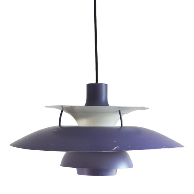 Purple PH5 Pendant Lamp by Poul Henningsen for Louis Poulsen, 1960s For Sale
