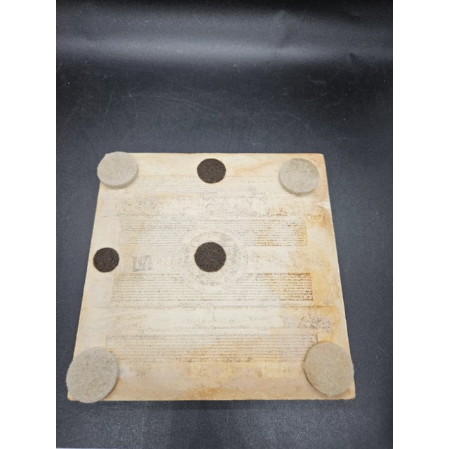 Antique Delft Tile, The Feast