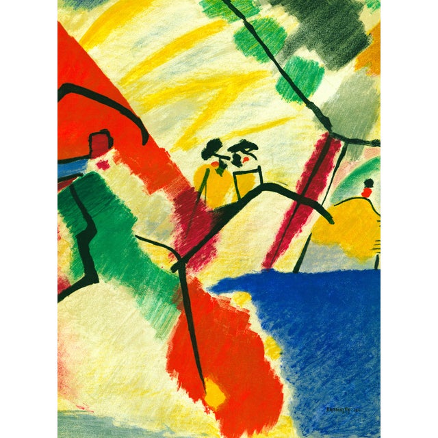 Abstract 1955 Wassily Kandinsky Lithograph "Impression V" For Sale - Image 3 of 6