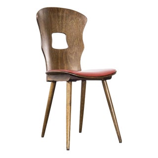 French Upholstered Seat Gentiane Dining Chair from Baumann, 1890s, Set of 8 For Sale