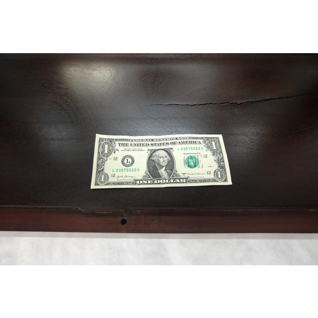 Auburn Fine Carved Mahogany Claw Feet Glass Shelved Bookcase Display Cabinet Stunning For Sale - Image 8 of 12