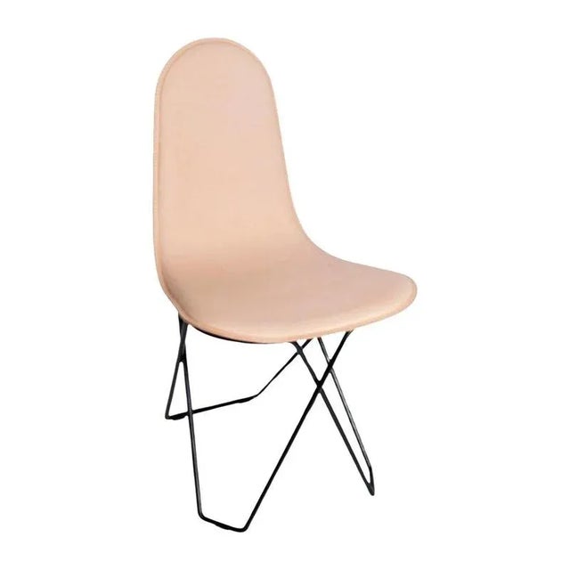 Black Cactus Leather Dining Chair by Cuero Design For Sale - Image 8 of 8