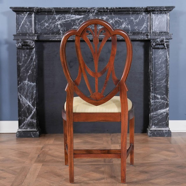 Niagara Furniture Tall Sweet Heart Chairs, Set of 10 For Sale - Image 14 of 14