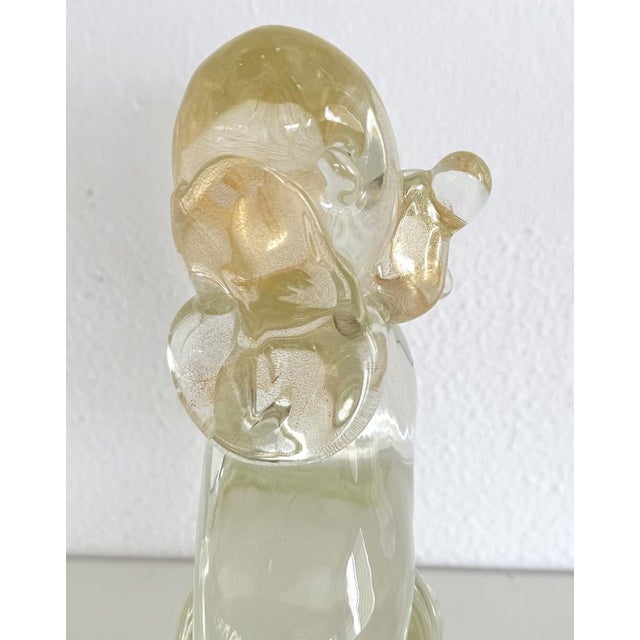Beautiful glass sculpture made by Italian Murano Glass Master Silvano Signoretto (born 1948) during the 1990s. The...