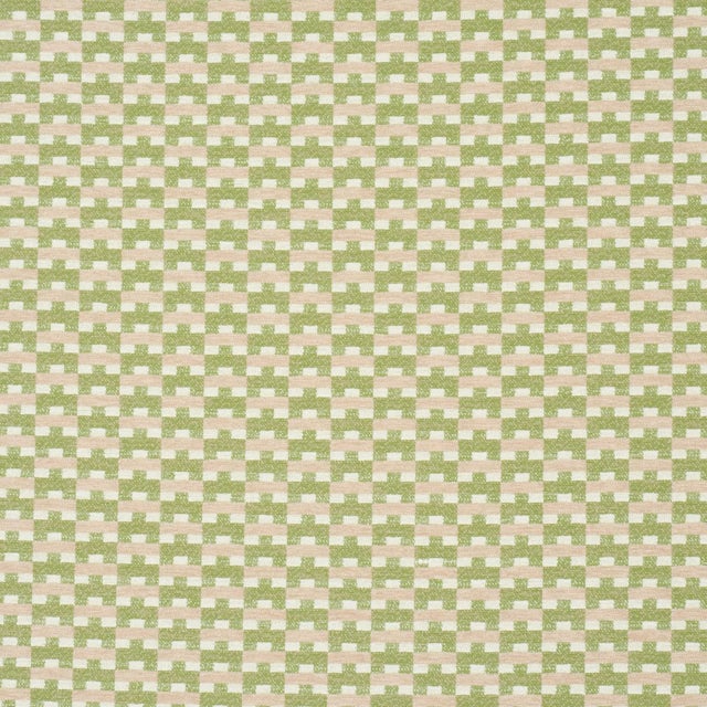 Schumacher Thatcher Performance Fabric In Green For Sale