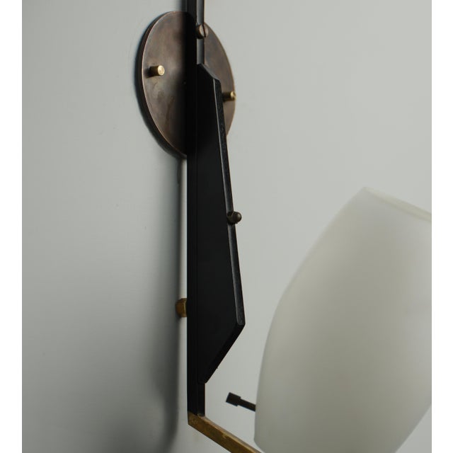 Mid-Century Italian Wall Lamps, 1950s, Set of 2 For Sale - Image 4 of 8