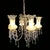 French Style Silver Chandelier with Swarovski Crystal Pendants, 1980 For Sale - Image 9 of 9
