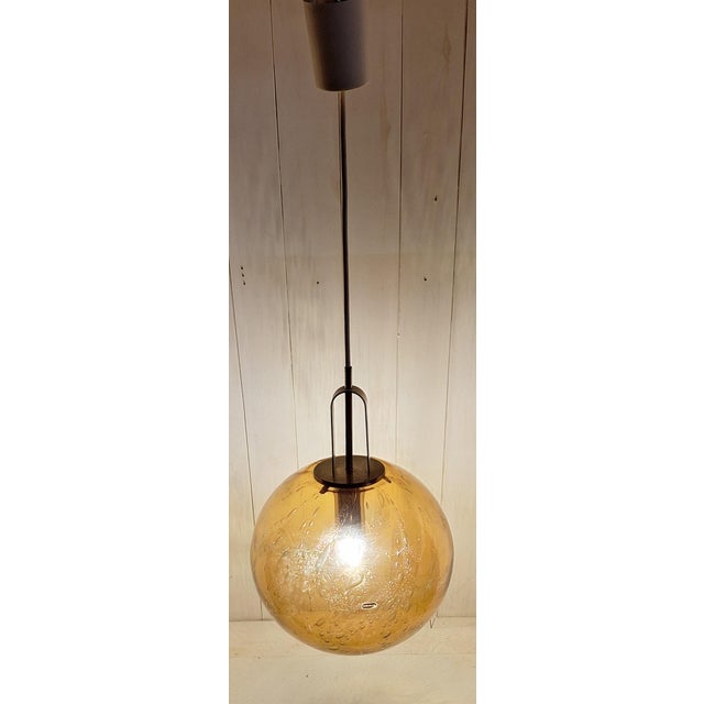 Vintage Pendant Lamp by Doria-Leuchten, 1970s For Sale - Image 3 of 9