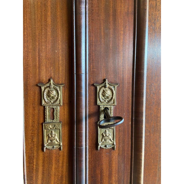 Antique Mahogany Empire Top Desk For Sale - Image 9 of 12