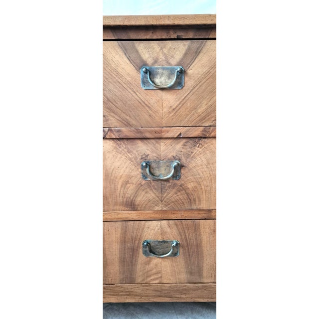 Biedermeier Chest of Drawers in Walnut, 1890s For Sale - Image 4 of 11